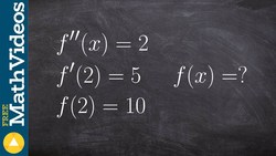 Find the general and paticular solution Instructional Video