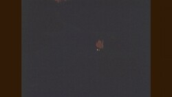 1970s: Cars headlights at night Stock Footage