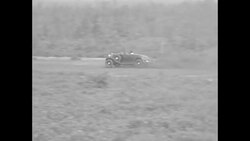 DeSotos and Studebakers brake and skid during crash tests in NY, NJ, and IN News Clip