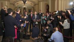 Senate leaders debate impeachment inquiry Instructional Video