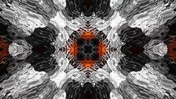 Moving abstract retro ornament. Stock Footage