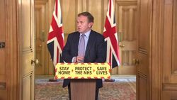 George Eustice and Steve Powis answers question at daily coronavirus press briefing in Downing Street News Clip