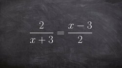 Solving a rational Equation Instructional Video