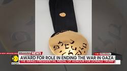Israeli Presidential Medal of Honor Awarded to Trump for Key Role in Ending Gaza War News Clip