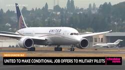 United Airlines to Make Conditional Job Offers to Military Pilots News Clip