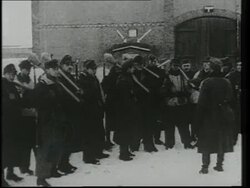 WW2 scenes in Germany, Winter, 1945 Stock Footage