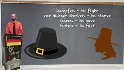What is Thanksgiving? - German Learning Tips #58 - Deutsch lernen Instructional Video
