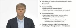Mistake in Forming Contract Instructional Video