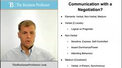 Communication is Important in Negotiations Instructional Video