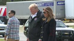 Trump visits 23 crosses left for tornado victims Instructional Video