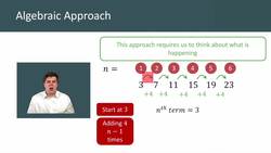 Two Methods for Finding the Nth Term of an Arithmetic Progression Instructional Video