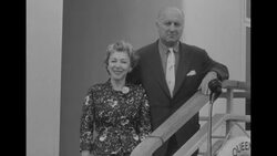 Barney and Tillie Balaban arrive home on RMS Queen Elizabeth News Clip