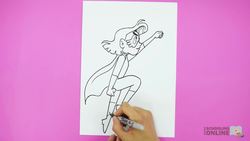 Arts and Crafts: How to Draw a Superhero Instructional Video