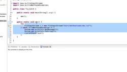 Core Java Programming Course- Try and Catch Block (Exception Handling) Instructional Video