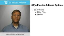 83b Election and Stock Options Instructional Video