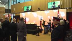 Mayor of London and London Assembly honour fallen service personnel at City Hall’s Remembrance Service News Clip