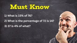 3 Percentage Problems Every Student Must Know Instructional Video