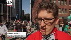 Seattle takes to the streets on May Day march News Clip