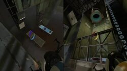 Portal 2 Co-op Walkthrough / Course 5 - Part 2 - Room 02/08 Instructional Video