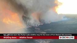 Fast-growing wildfire may hit Fort Nelson, B.C., Monday, officials say News Clip