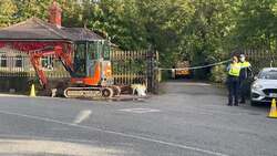 Scene in Donabate where missing child search is ongoing News Clip