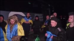 Ukrainians who were POWs celebrate their release News Clip