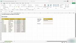Microsoft Excel 2021365 - Beginner to Advanced - Using XLOOKUP and XMATCH Instructional Video