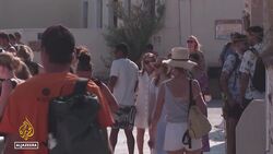 Santorini residents call for cap on tourists visiting island Instructional Video