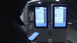 CLEAN : Deserted Saint Lazare station shows extent of nationwide strike in France News Clip