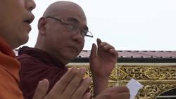 People march in Yangon against ploy to arrest monk News Clip