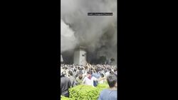 Fire and smoke engulf Nepalese parliament after PM resigns News Clip