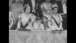 The Archbishop of Canterbury crowns Queen Elizabeth II at her coronation News Clip