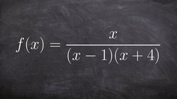 Learn to write the domain in interval notation of rational function Instructional Video