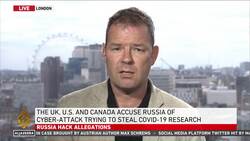Russia accused of hacking coronavirus vaccine trials News Clip