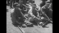 During Korean War, South Korean soldiers demonstrate in Seoul against armistice negotiations News Clip