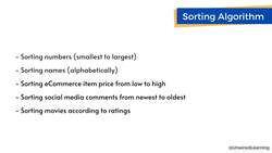 Data Structures and Algorithms The Complete Masterclass - Sorting Algorithm – Introduction Instructional Video