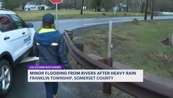 Heavy rain overnight causes minor flooding around New Jersey rivers News Clip