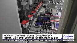 FDA Advisers Back Moderna's COVID-19 Vaccine For Older Kids News Clip
