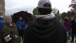 Protest over stay-at-home order held in Michigan Instructional Video