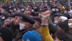 CLEAN : Moldovans rally to support pro-EU president-elect News Clip