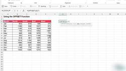 Microsoft Excel 2021365 - Beginner to Advanced - The OFFSET Function Instructional Video