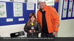 Teen tennis phenom helps Canada win the Billie Jean King Cup News Clip