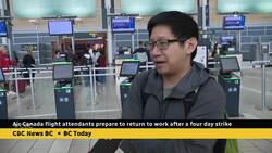 Air Canada and unionized flight attendants reach tentative agreement to end strike News Clip