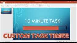 Creating a Visual Timer in Microsoft PowerPoint Instructional Video