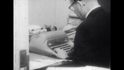 Boston Gold, Television Critic Percy Shane on Typewriter Stock Footage