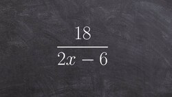 Simplifying a rational expression by factoring out a binomial Instructional Video