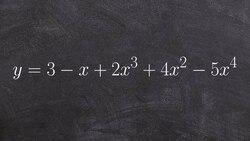 Classify and determine the leading coefficient and degree of a polynomiall Instructional Video