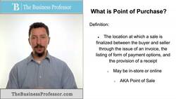 Point of Purchase & Point of Sale Instructional Video