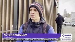 Ukrainians Talk About Rising Tensions With Russia News Clip