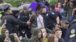 ANTI–Brett Kavanaugh – Multiple arrested for civil disobedience on day of Kavanaugh/Ford hearing Stock Footage